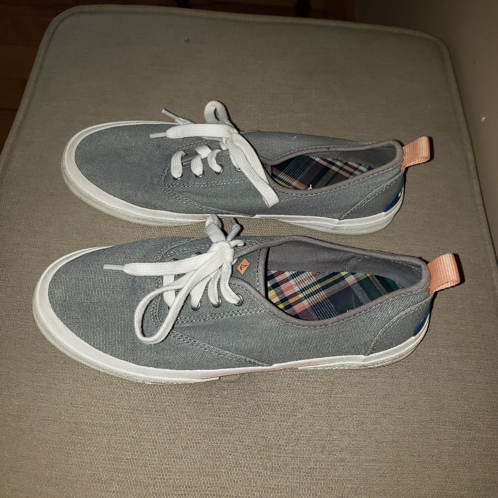Sperry shoes canvas women's 9